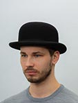 Шляпа CHRISTYS арт. WOOL FELT BOWLER cst100004 (черный)